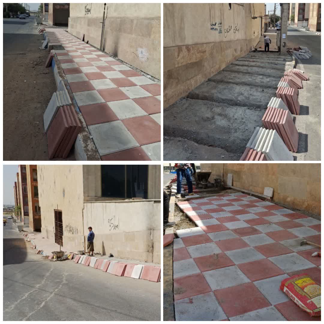 تداوم طرح سنگ فرش معابر شهر