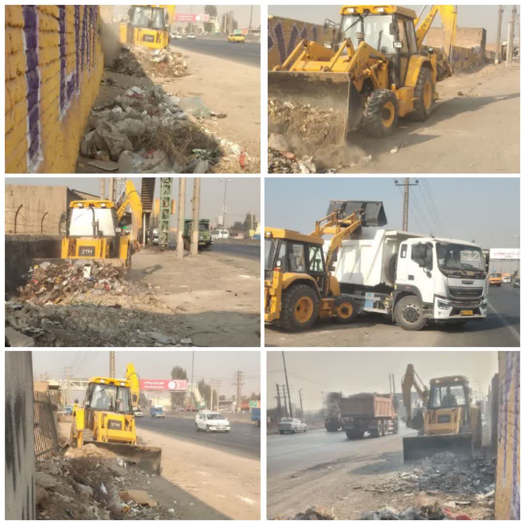  شهردار فرون آباد: پاکسازی و نخاله برداری نقاط مختلف شهر در دستور کار قرار گرفته است