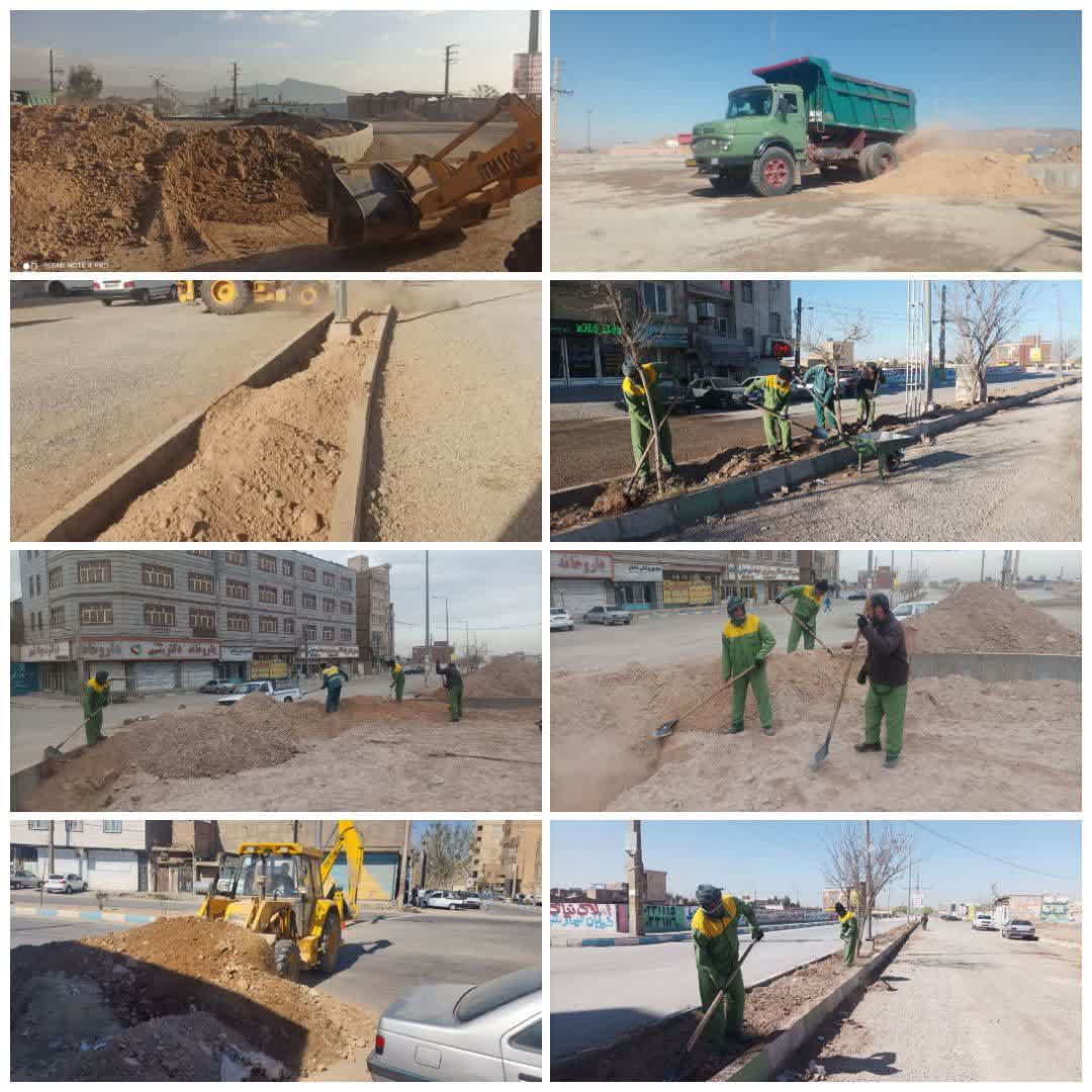 شهردار فرون آباد خبر داد؛ آغاز عملیات خاکریزی و بسترسازی فضای سبز میدان ولیعصر(عج)   