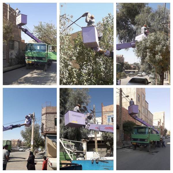 شهردار فرون آباد خبر داد؛ طرح روشنایی معابر شهری به بلوار شهید اصغری رسید