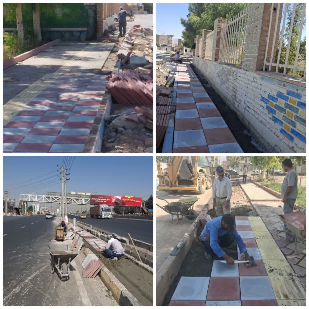  تداوم طرح سنگ فرش معابر شهر